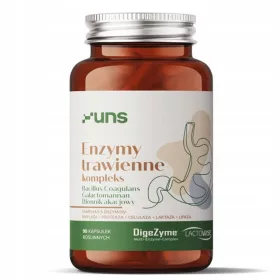   Complexo di Enzimi Digestivi UNS 90 Capsule Vegane - Supporto Digestivo Ottimale