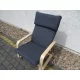  Cuscino per poltrona IKEA Pello Poang 8cm ANTRACITE LIRA
