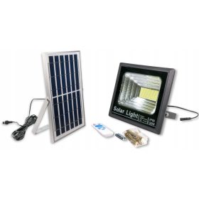  Lampada da facciata su palo 12000 lm, ad energia solare