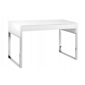  Scrivania unica 76 cm x 120 cm x 60 cm bianca