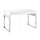  Scrivania unica 76 cm x 120 cm x 60 cm bianca