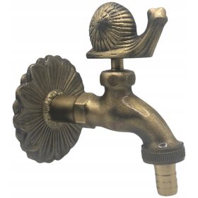 VALVOLA DI SCARICO DECORATIVA DA GIARDINO, LUMACA 1/2