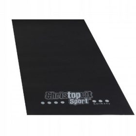  Tappetino per attrezzatura Christopeit 160 cm x 84 cm nero