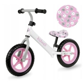  Cyclette Kidwell Rebel 12" Bianca, Rosa, Grigia