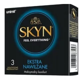  SKYN Preservativi extra lubrificati senza lattice, 3 pezzi