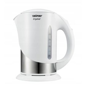    ZELMER BOLLITORE ELETTRICO SENZA FILI IN ACCIAIO INOSSIDABILE GRANDE 1,7 L 2200 W