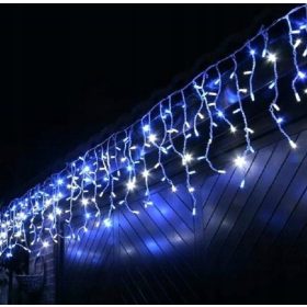    Tenda luminosa LAMPADA TENDA TENDA METEORITI LUCI LED LUMANTE CASA APPARTAMENTI TERRAZZO BALCONE GIARDINO ghiaccioli 51 - 100 luci