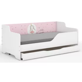  Letto Lilu Toys in legno 84 x 164 cm multicolore