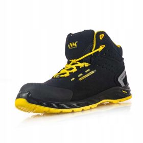   VM Footwear Wisconsin stivaletti da lavoro taglia 43 + adesivo MICHELIN, bianco, 8 x 5 cm