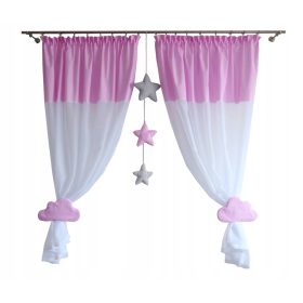  Set TENDA PER BAMBINI, voile di cotone + stelle