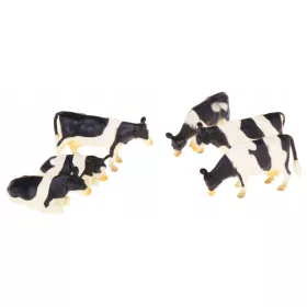  570009-COWS 6 PEZZI PER BAMBINI GLOBE STABLE 1:32, 3+