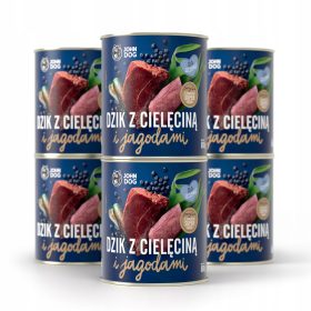    John Dog alimento umido al cinghiale con vitello e frutti di bosco 6x800 g