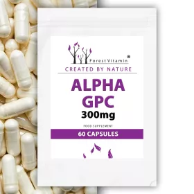   Integratore Alimentare Alpha GPC 300mg - 60 Capsule Gelatinose Forest Vitamin