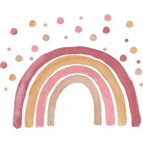  Adesivi murali per bambini Rose ArcobalenoAcquerello