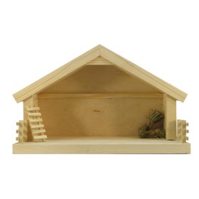  Presepe natalizio in pino con illuminazione LED