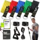  SET DI 5 GUIDE DI RESISTENZA PER ESERCIZI ALLENAMENTO FASCE FITNESS DI ALTA QUALITÀ