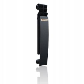    Radiatore in alluminio Term-System 141 W nero 80 x 570 x 100 mm - attacco laterale