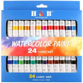  Colori ad acquerello H&B 24 pz.