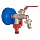  Connettore Collegamento Mauzer Bradas serbatoio IBC DOPPIO rubinetto 1/2" + IBC 1/2"
