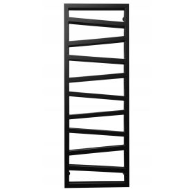    Radiatore da bagno ad acqua Szkarłat 411 L 440 x 1190 mm nero