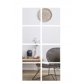  Specchio da parete BD art quadrato 300 x 300 mm