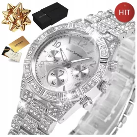   OROLOGIO DA DONNA IN ARGENTO CON CRISTALLI SWAROVSKI 925 IN REGALO PER TUA MOGLIE