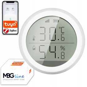    Sensore di temperatura e umidità RTX ZigBee TUYA per uso esterno, temperatura di funzionamento inferiore a 0°C, display