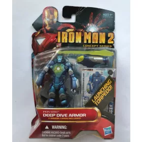    FIGURA IRON MAN 2 - ARMATURA DA IMMERSIONE PROFONDA 93763 HASBRO