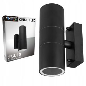    Lampada da parete da giardino Masterled nero, sfumature di grigio e argento GU10 0 W