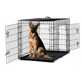    Gabbia in acciaio verniciato a polvere Ender razza gigante 76 x 120 x 82 cm