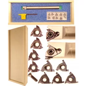   Fresa per tornio SNR 0016 + PLACCHE PER FILETTO E CANALI FI 16 1 pz.