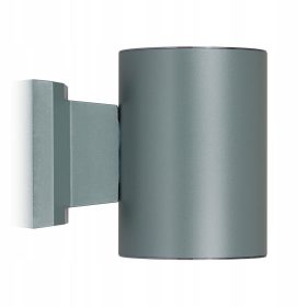    Lampada da parete da giardino Capral, sfumature di grigio e argento, 5 W