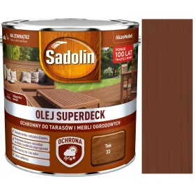 Olio Sadolin 2,5 l Tek 33