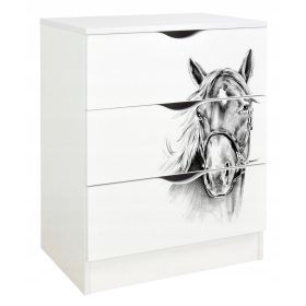  Cassettiera Leomark Roma 60 x 42 x 78 cm bianca