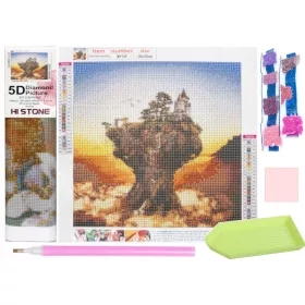  Ricamo diamante - MOSAICO 5D - Gufo