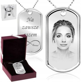    Dedica con incisione regalo su targhetta per cani in argento 925