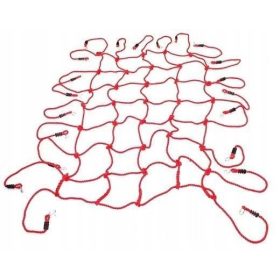 Rete da arrampicata Allforbaby rossa 200x150 cm