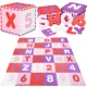  TAPPETINO PUZZLE IN SCHIUMA XXL ALFABETO+NUMERI 175X175CM