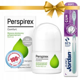   Perspirex Comfort 20 ml - Antitraspirante Efficace con Spazzolino da Denti Jordan GRATIS!