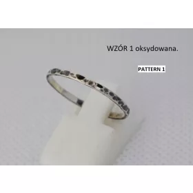 Fede nuziale in argento martellato 2