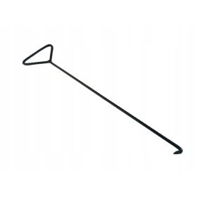    Gancio e chiave forgiati per l'apertura dei tombini delle fosse settiche