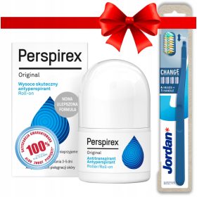   Perspirex Original 20 ml - Antitraspirante con Protezione Durevole + Spazzolino Jordan GRATIS!