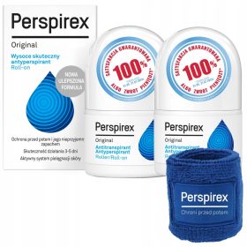  Kit 2 x Perspirex Original 20 ml con Fascia GRATIS - Antitraspirante ad Alta Efficacia