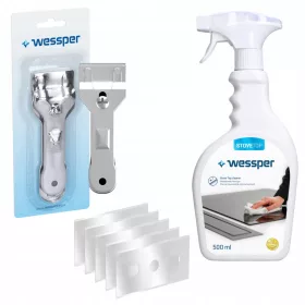    Wessper liquido 0,5l per la pulizia di stufe e piani cottura + 2 altri prodotti
