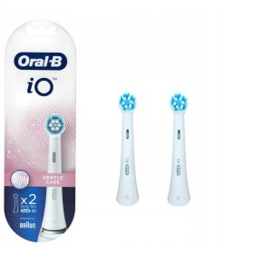    Testine per spazzolino Oral-B iO Gentle Care, bianche, 2 pezzi