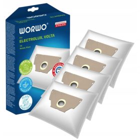    4 SACCHETTI PER ASPIRAPOLVERE ELECTROLUX MONDO E44 E49 EL02 E3 ELMB02 WORWO