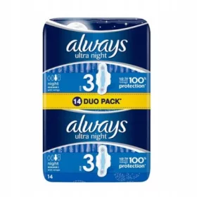  Always ULTRA NIGHT Assorbenti igienici con ali 14 pz.