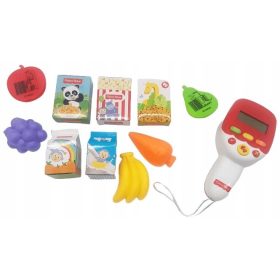    Negozio di registratori di cassa con lettore Fisher Price Scanner per bambini