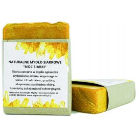   Sapone al Zolfo Naturale per Viso e Corpo - Effetti Antisettici e Antiacne 130g