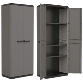    Scaffale da magazzino in plastica Keter 166 x 68 x 39 cm max 15 kg per ripiano